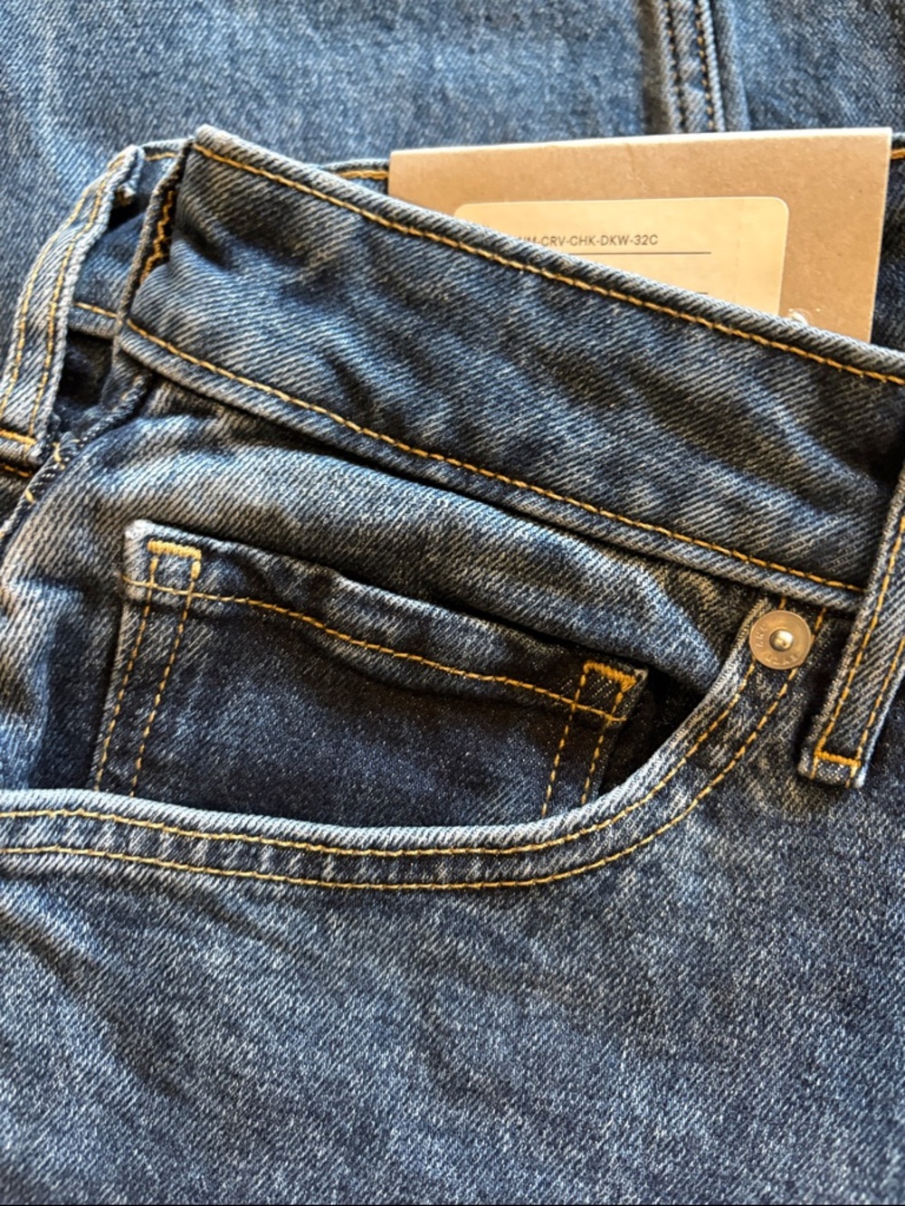 Everlane Blue Straight Curvy Cheeky Jeans - Picture 6 of 8